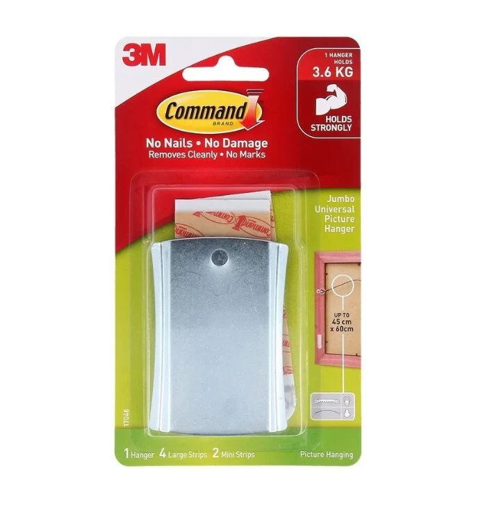 Command Jumbo Universal Picture Hanger Metal x 1 (17048)
