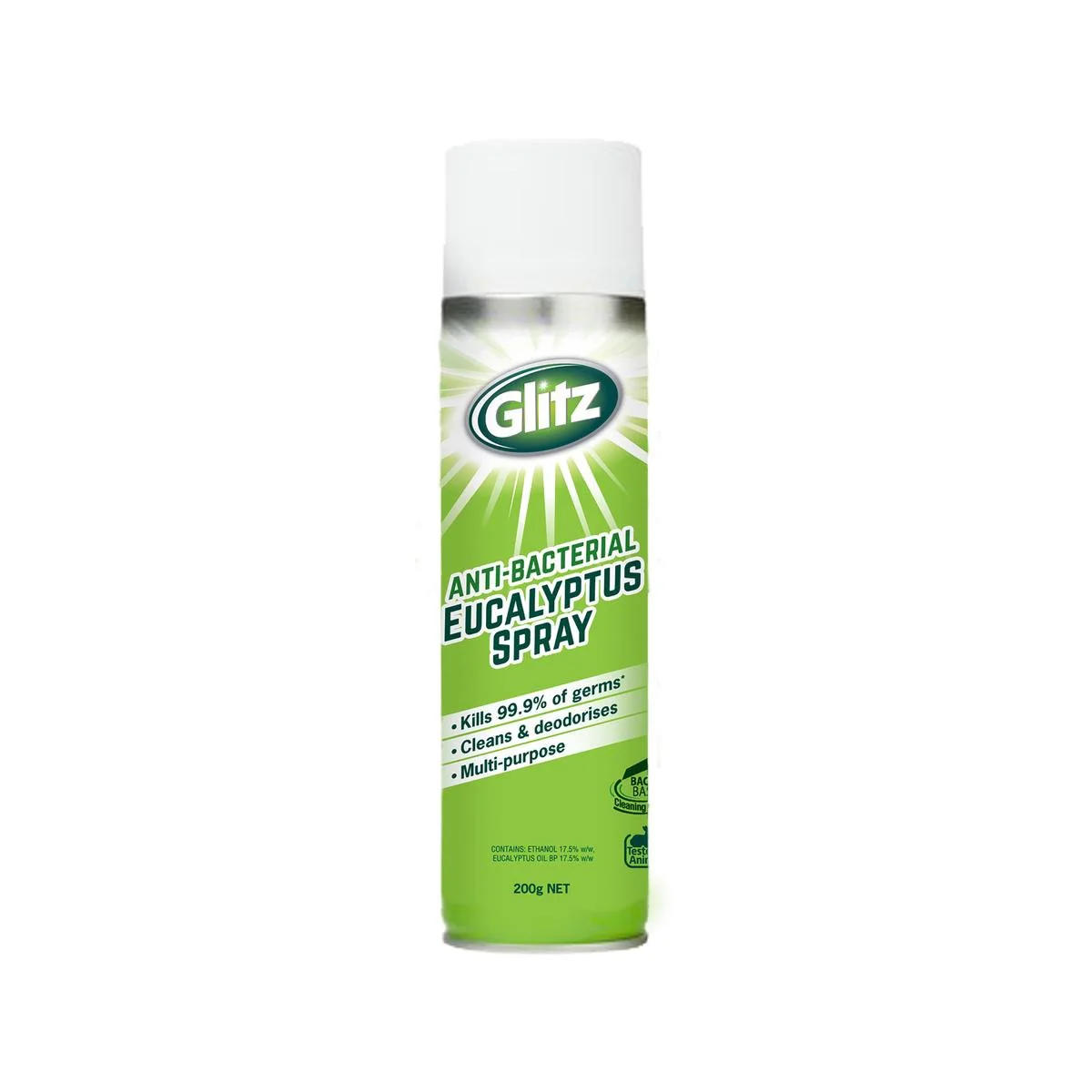 Glitz Antibacterial Eucalyptus Spray Fresh Air Cleaner 200g