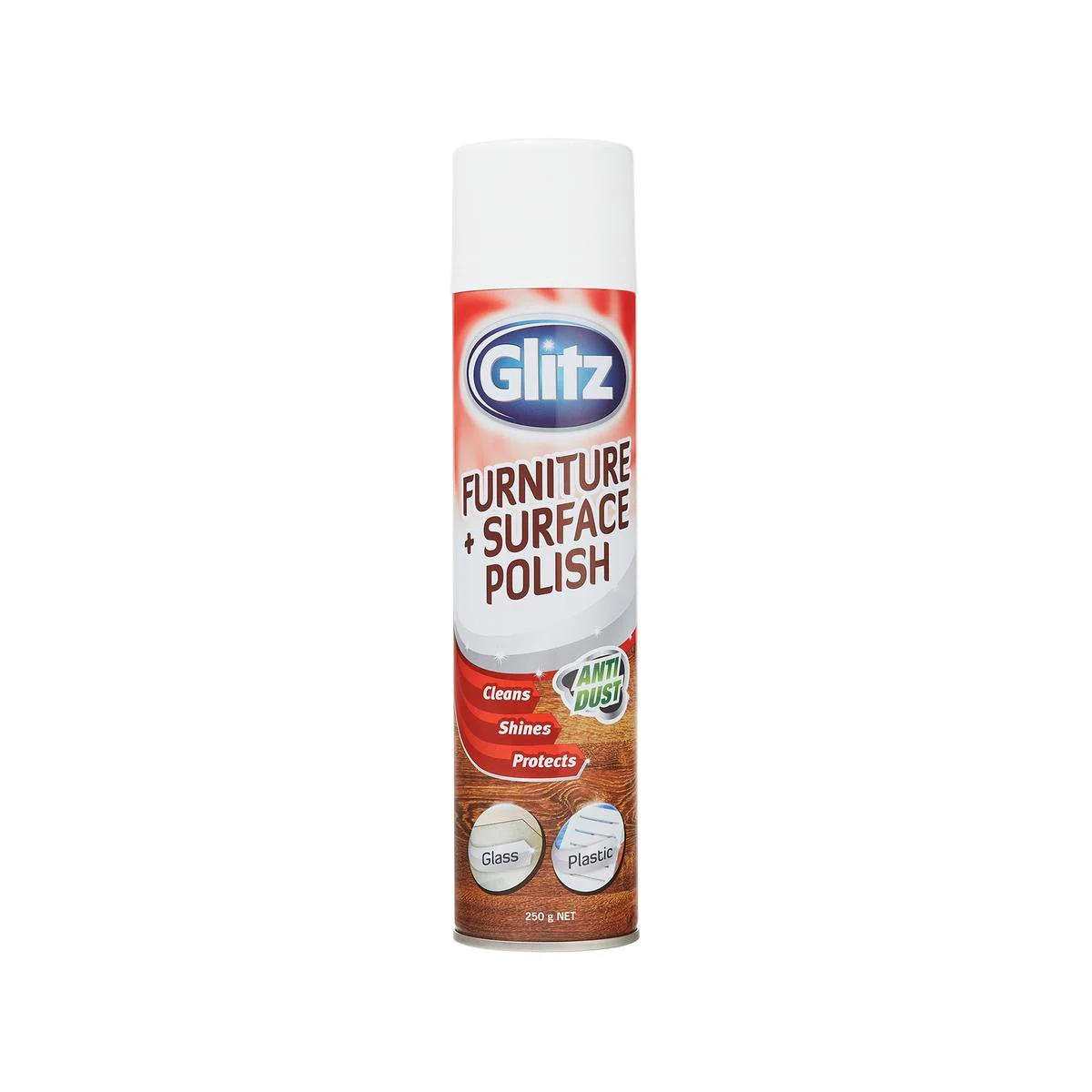Glitz Furniture and Surface Polish Protective Shine 250g