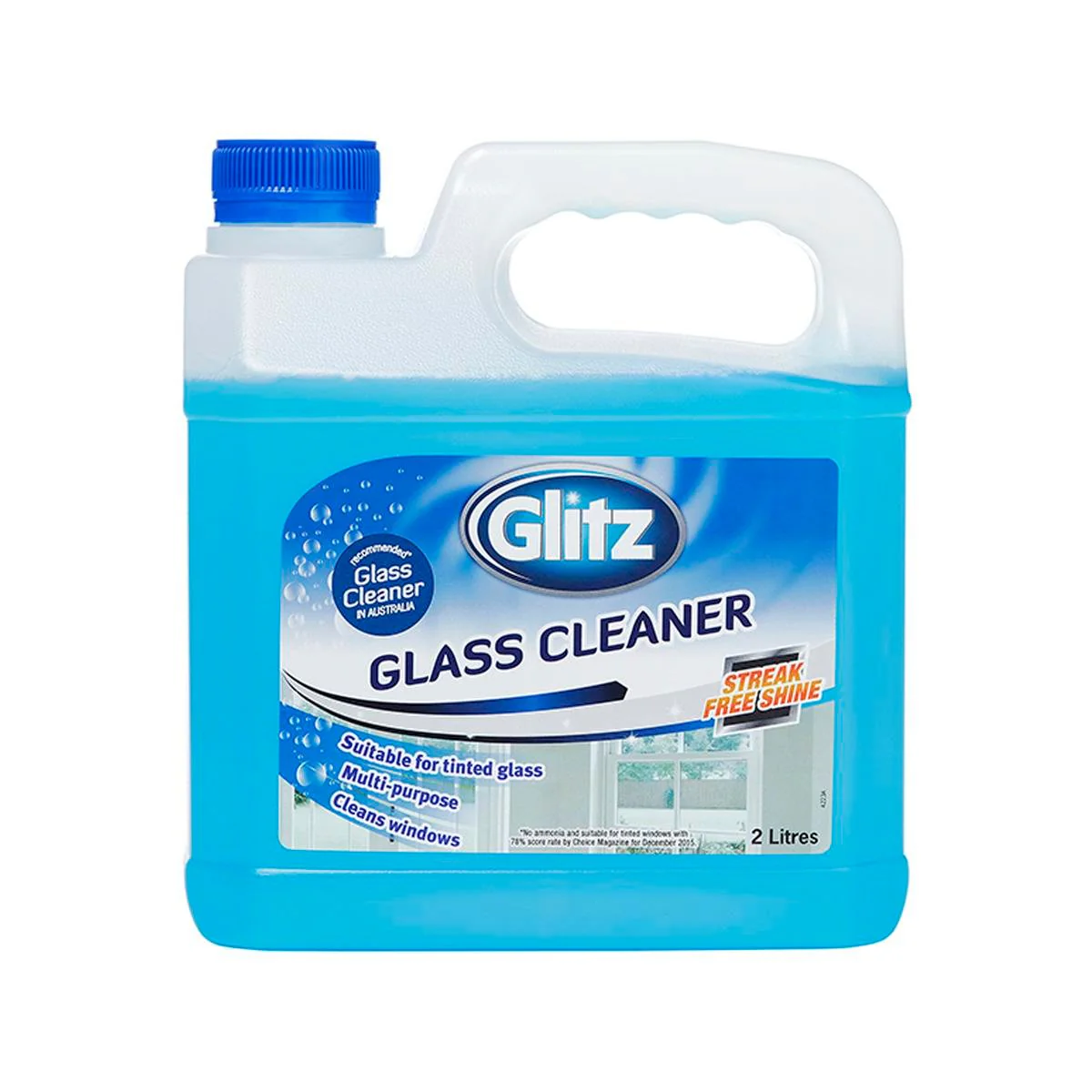 Glitz Glass Cleaner for Crystal Clear Surfaces 2L