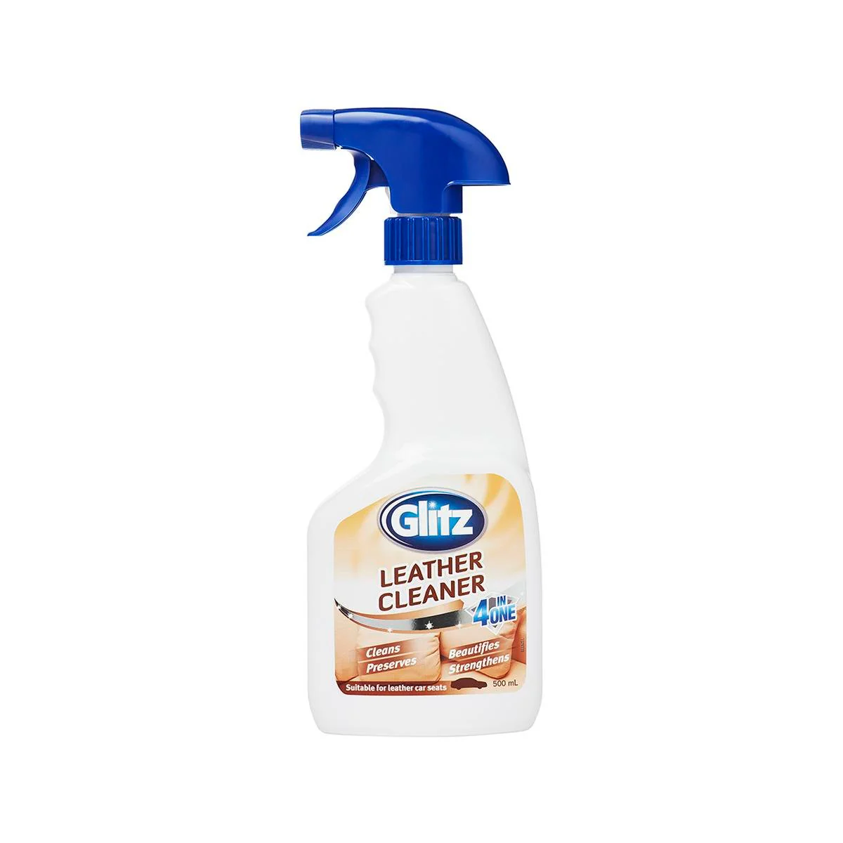 Glitz Leather Cleaner Restores and Protects Leather 500ml