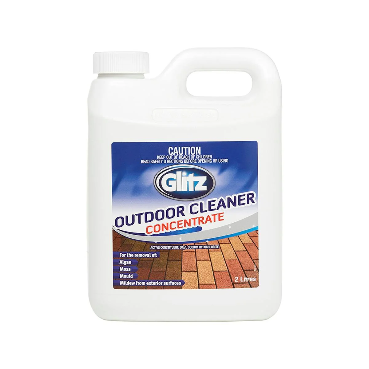 Glitz Outdoor Cleaner Concentrate Patio and Wall Wash 2L