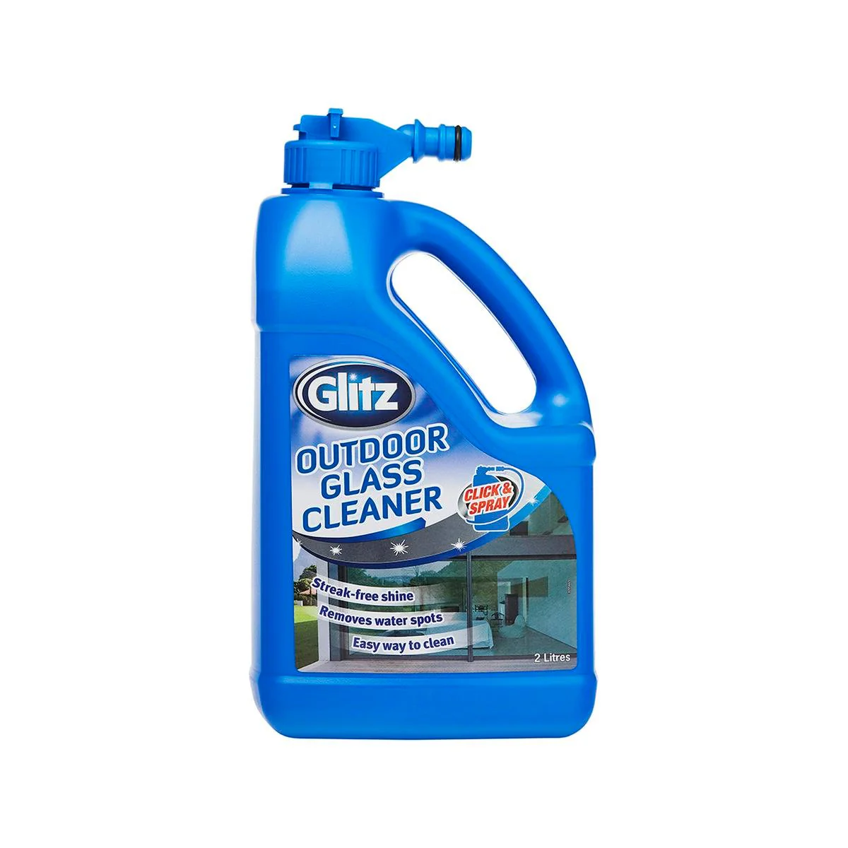 Glitz Outdoor Glass Cleaner Ready To Use Window Spray 2L