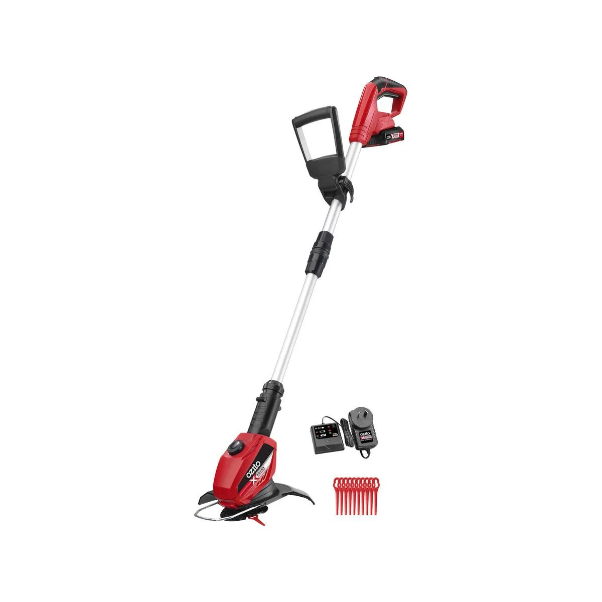 Ozito PXC 18V 240mm Cordless Grass Trimmer Kit 2.0Ah PXCLTK-218