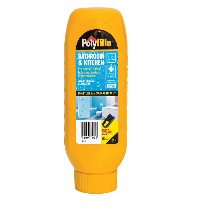 Polyfilla Crack Filler Bathroom & Kitchen Moisture Mold Resistant 330ml