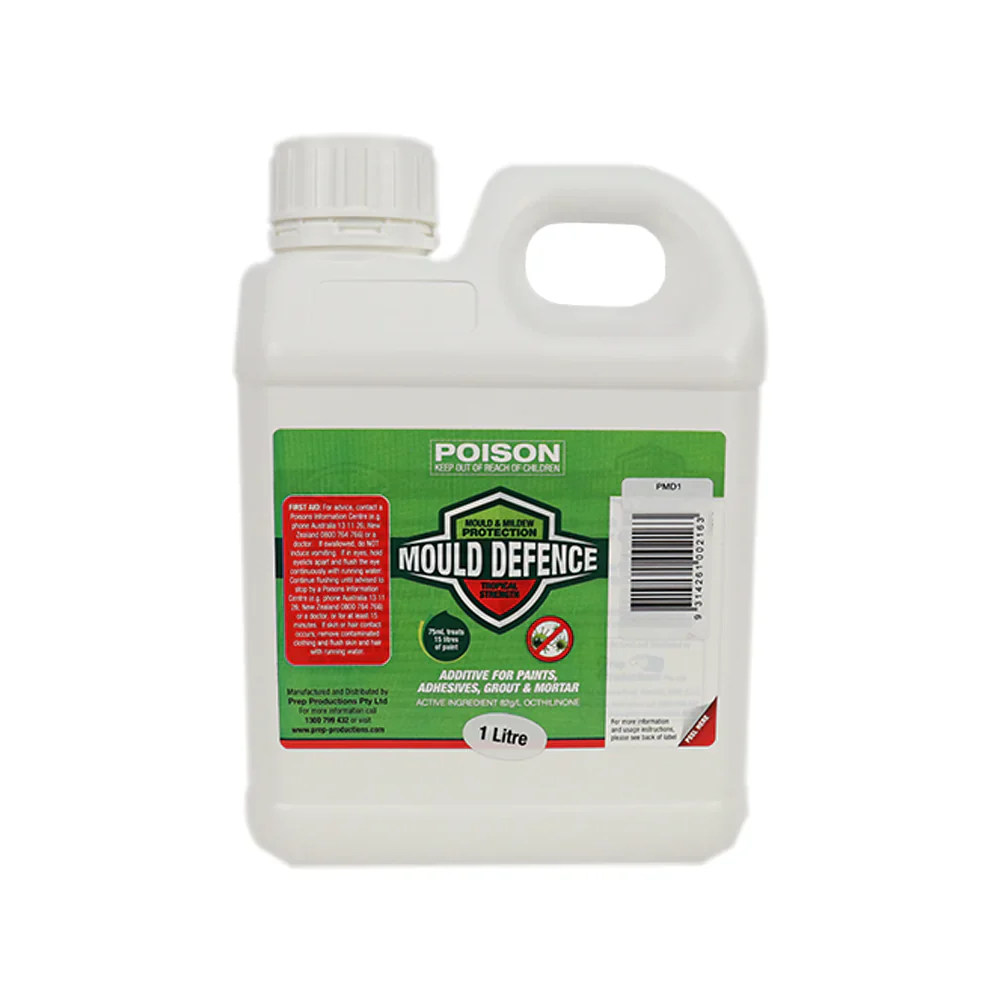 Prep Mould Defence Additive 1L -Add 5mL per L of Paint/Stain/Oil