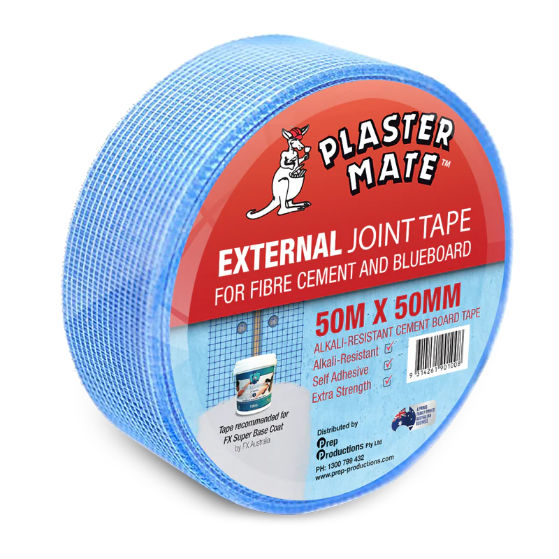 Prep Plastermate External Blue Board Fibre Cement Tape 50m