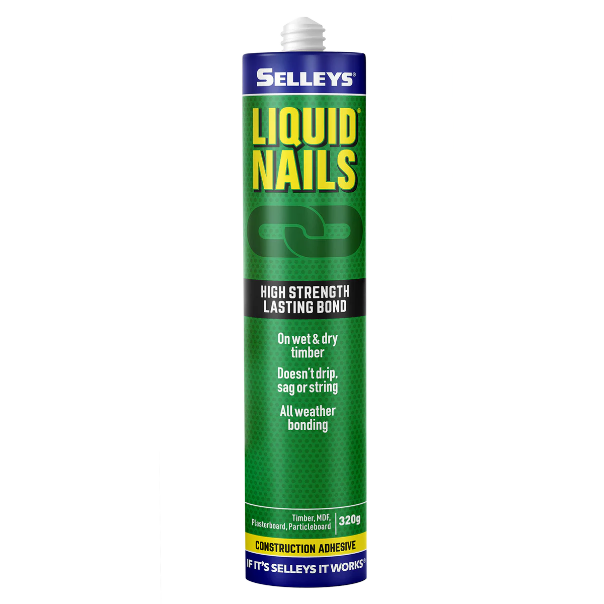 Selleys Liquid Nails Original Adhesive All Weather High Strength 320g