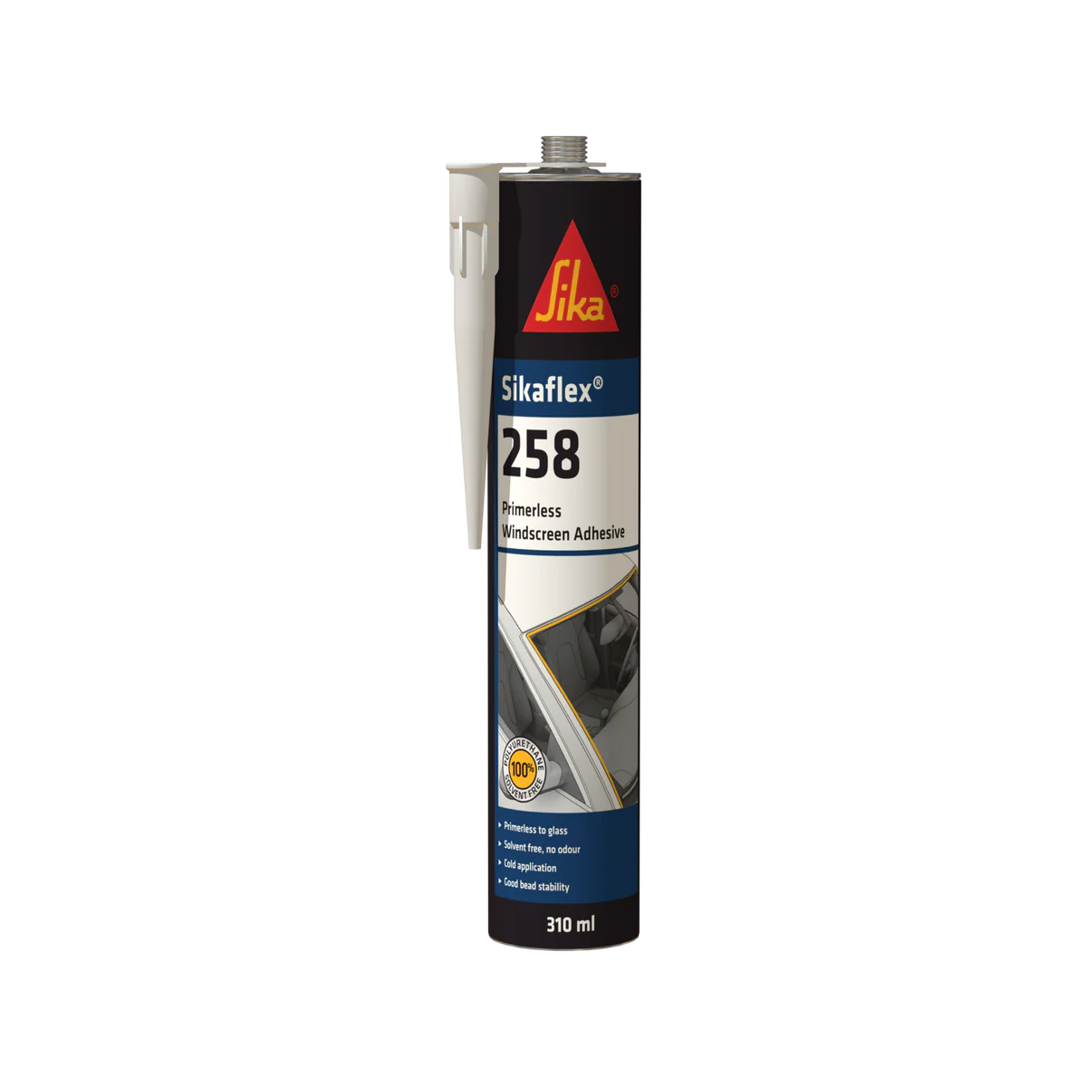 Sikaflex 258 Primerless Glass Adhesive 310 mL