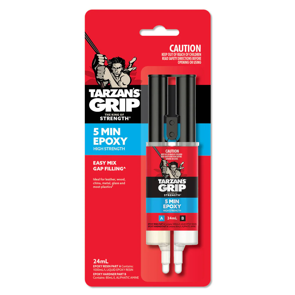 Tarzan’s Grip Fast-Set 5 Minute Epoxy Adhesive 24 mL